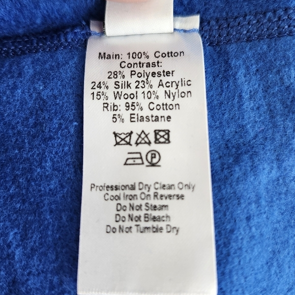 Ostwald Helgason Authentic Design Sweatshirt Dress Silk Wool Blend NWT Orig $400 - Picture 7 of 8